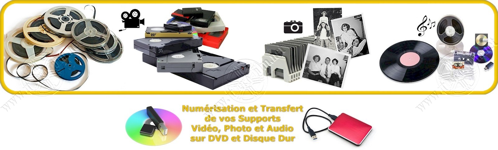 transfert de Film 8mm, Super8, cassette et Diapositive sur DVD